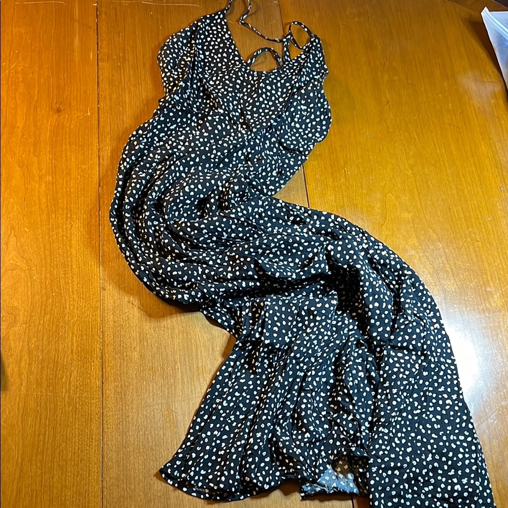 Old Navy Black Polka Dot Dress
